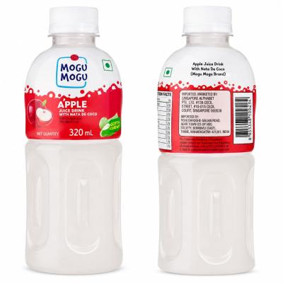MOGU MOGU APPLE JUICE DRINK WITH NATA DE COCO - 320ml